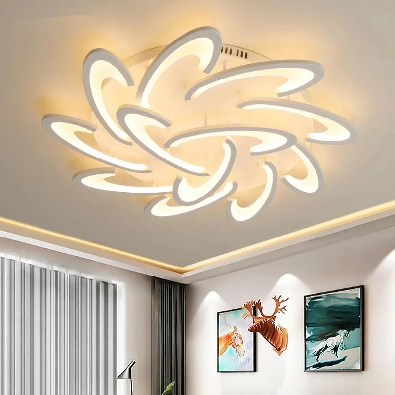 Led Ceiling Light With Ultra-thin Acrylic Lamp Ceiling For Living Room Remote Control Bed Room Flush Mount Lamparas De Techo