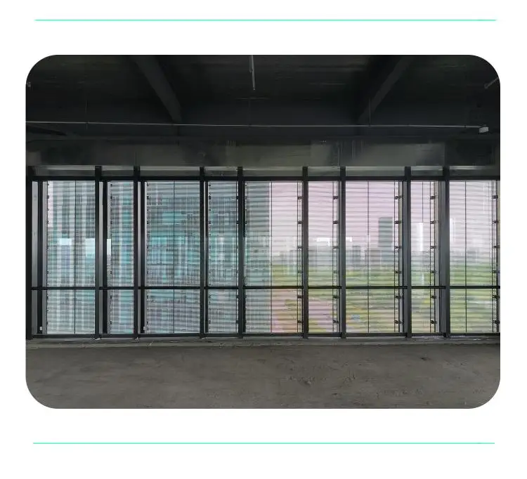 Full Color Grille Advertisement Mesh Screen Transparent Led Screen Indoor Outdoor Glass Transparent Led Wall Display Screen