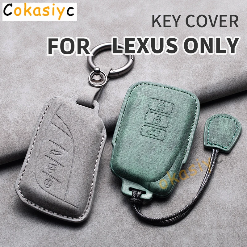 Leather Car Key Cover Case Shell Fob For Lexus NX IS RX ES GX LX LS UX GS 200 260 300 350 NX200 NX300 RX350 ES300 Accessories