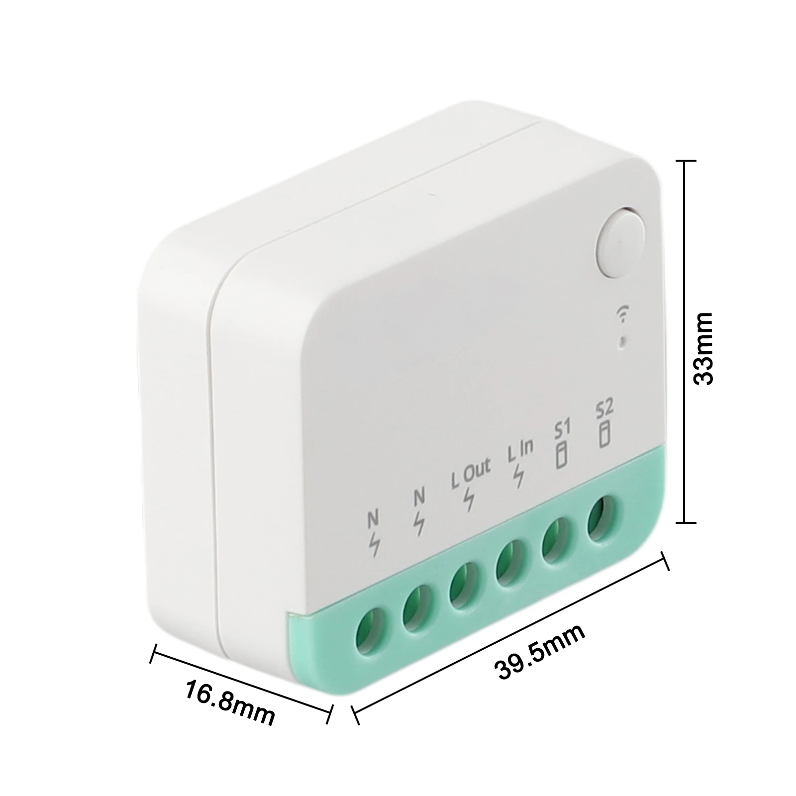

Практичный умный переключатель Wi-Fi, умный переключатель Wi-Fi для дома, модуль умного переключателя Wi-Fi SONOV MINIR4M, работает с для Alexa