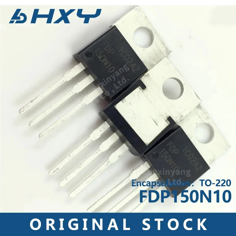 10pcs/lot   FDP150N10 150N10 100V 57A MOS field effect tube TO-220