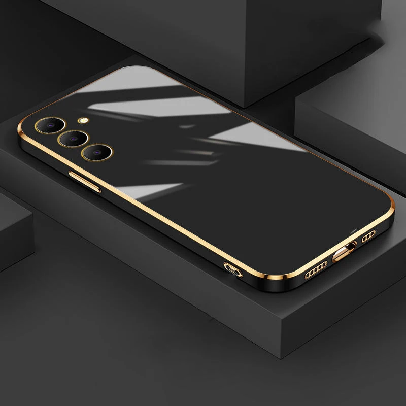 Case For Samsung Galaxy A05S A14 A15 A05 A04 A52s A04S A24 A25 A34 A54 A52 A13 A32 A23 Luxury Plating Soft Silicone Phone Cover