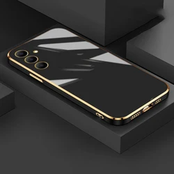 Case For Samsung Galaxy A05S A14 A15 A05 A04 A52s A04S A24 A25 A34 A54 A52 A13 A32 A23 Luxury Plating Soft Silicone Phone Cover