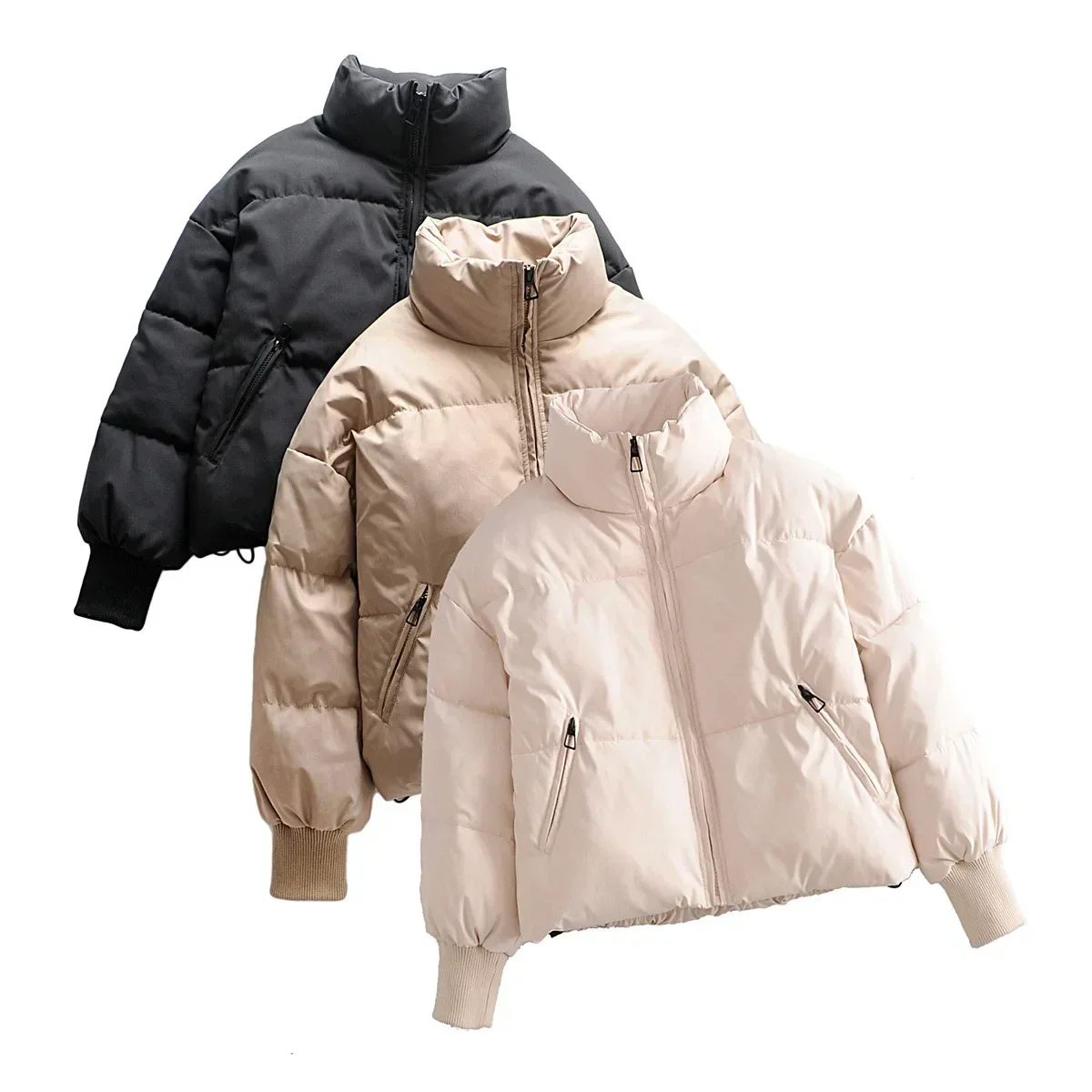 Autumn Cotton Padded Jacket Women Coat Bread Jacket Women\'s Cotton Padded Jacket