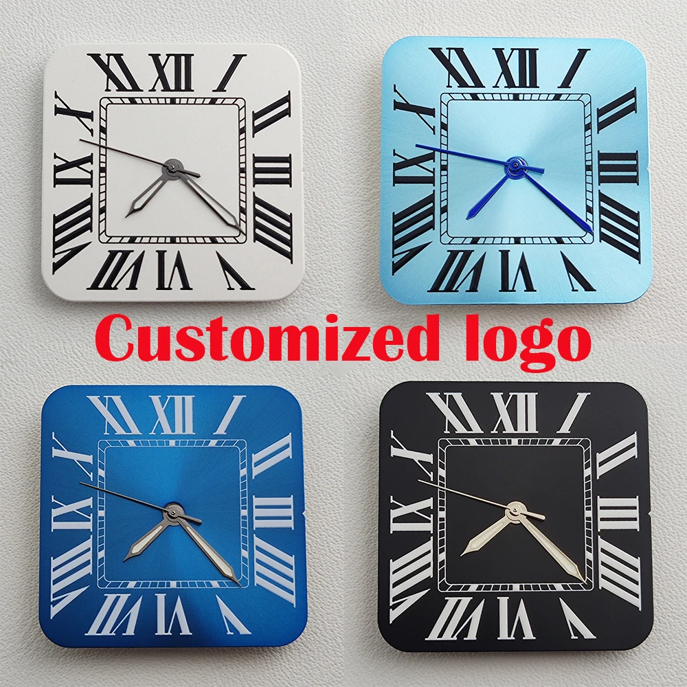 

Custom Logo NH35 Dial NH36 dial Watch dial NH35 square dial Roman Numeral men's watch dial fit NH35 movement watch accessories
