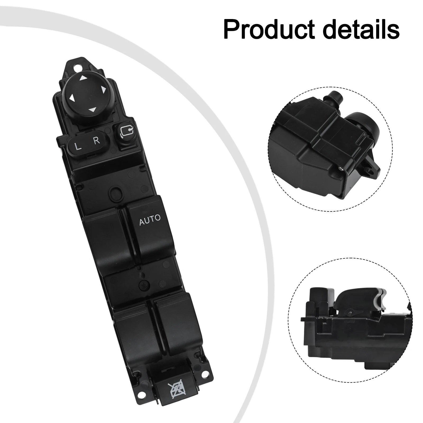 

Vehicle Replacement Parts Master Window Switch Electrical Window Switch Black Direct Replacement For Mazda For Mazda 6