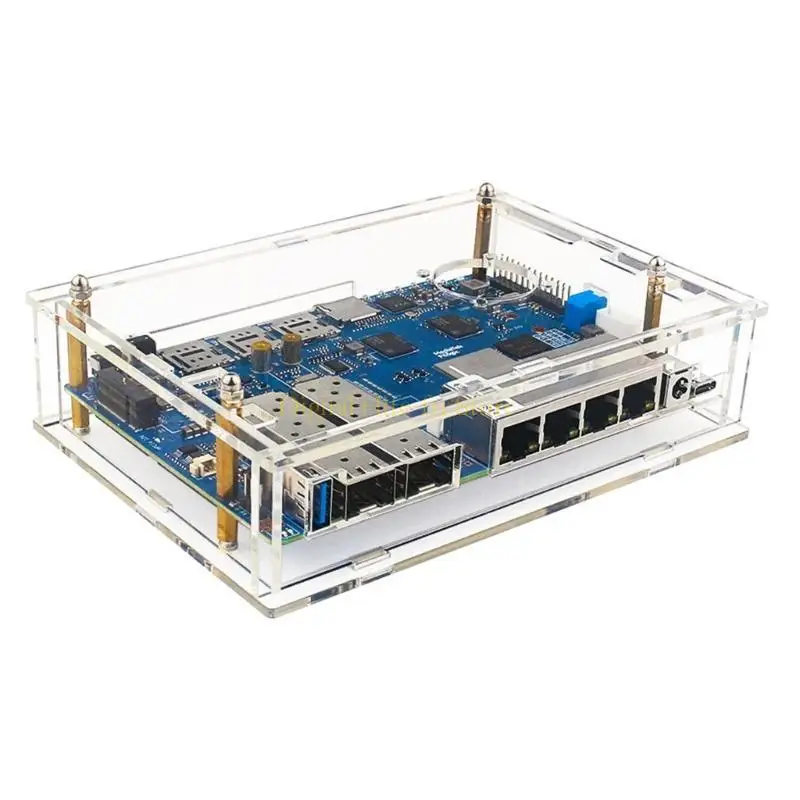 

E06D For Banana Acrylic Case Development Board Transparently Protective Cover Easy Accessing Port Reserved