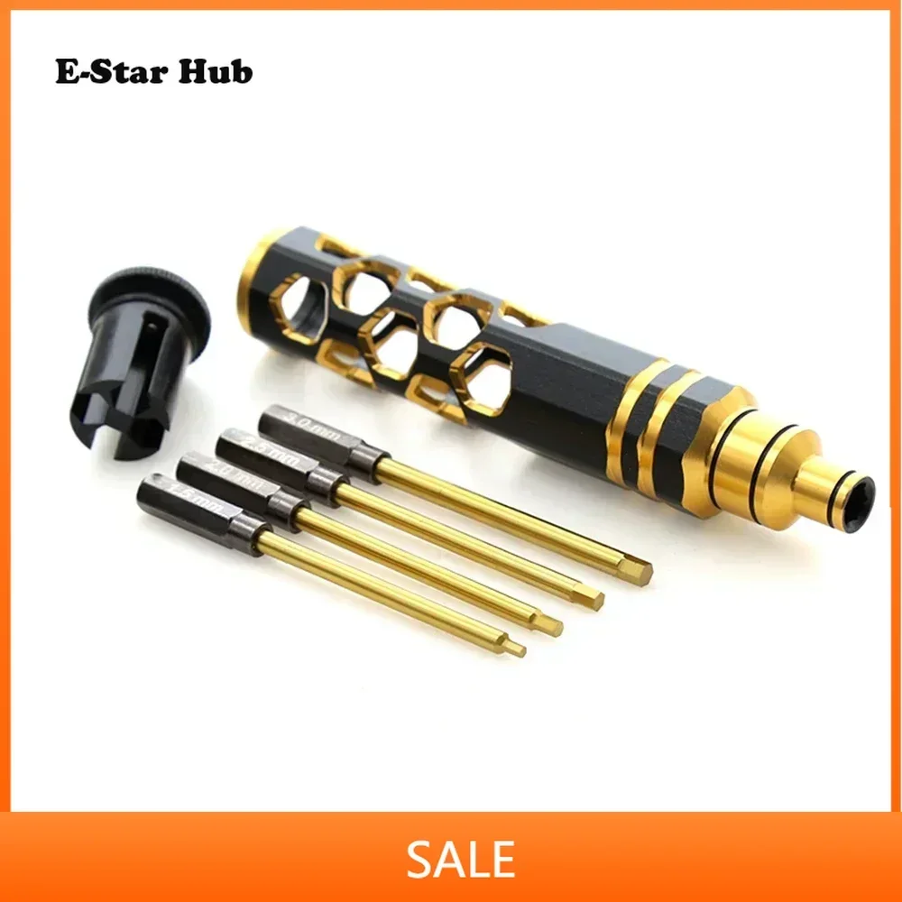 4 in 1 Hexagon Head Screw Driver Hex ScrewDriver Tool Set Kit for RC Car Crawler Helicopter 1.5 2.0 2.5 3.0mm SCX10 TRX4