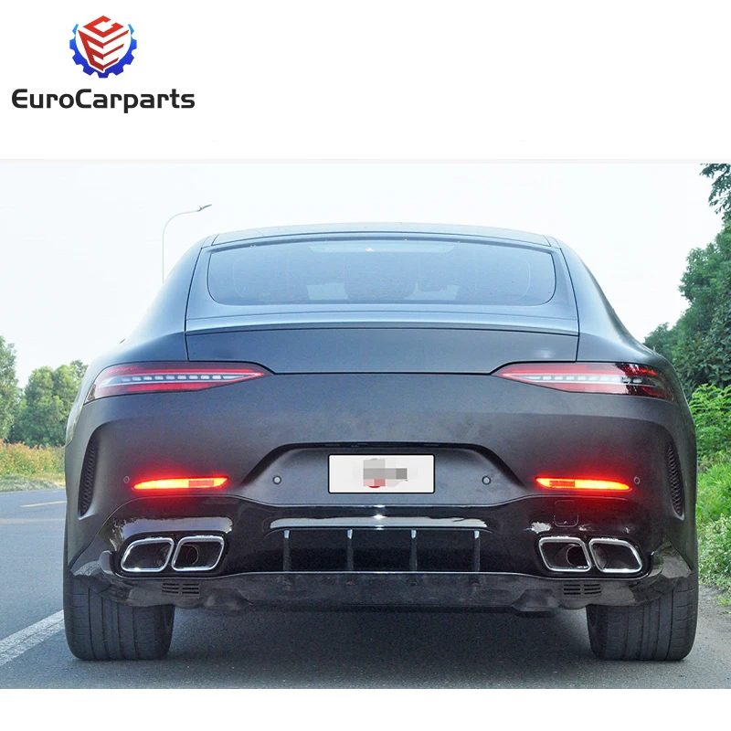 ترقية STLF2018 GT X290 مع GT63 Bodykit أنظمة جسم السيارة المصد الأمامي المصد الخلفي الناشر الخلفي لسيارة GT63S ذات 4 أبواب