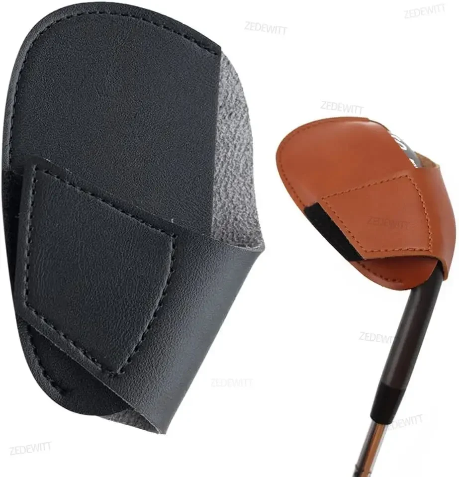 Golf Putter Schutz Neue Universelle PU Golf-Schlägerkopfhülle Golf Eisenkopf-Schutzhülle Wedge-Abdeckungen Einfach zu Verwendende Golf-Sportzubehör – Detail 3