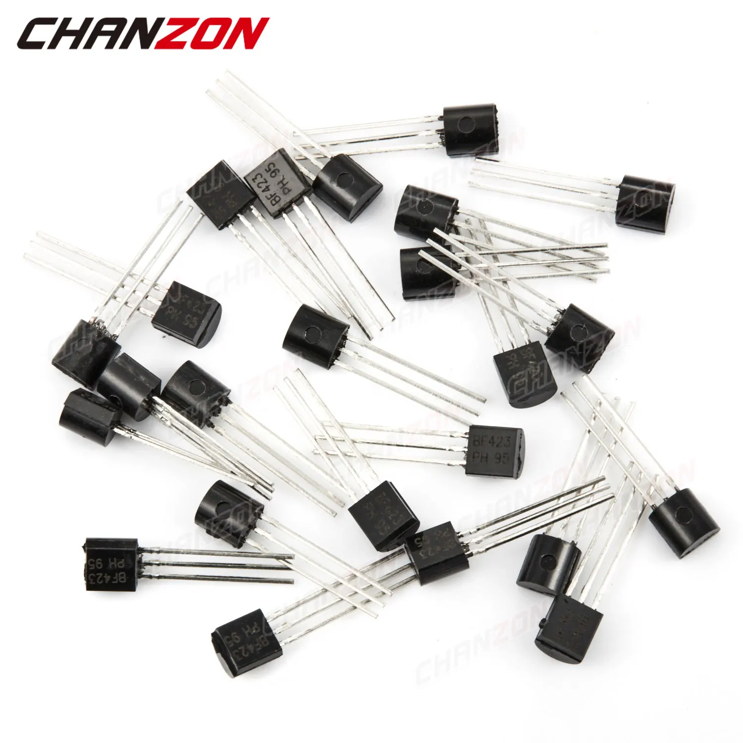 100Pcs BF423 TO-92 PNP Transistor Bipolar Junction BJT Pwerful BF 423 TO 92 Triode Tube Fets -100mA -250V Integrated Circuits