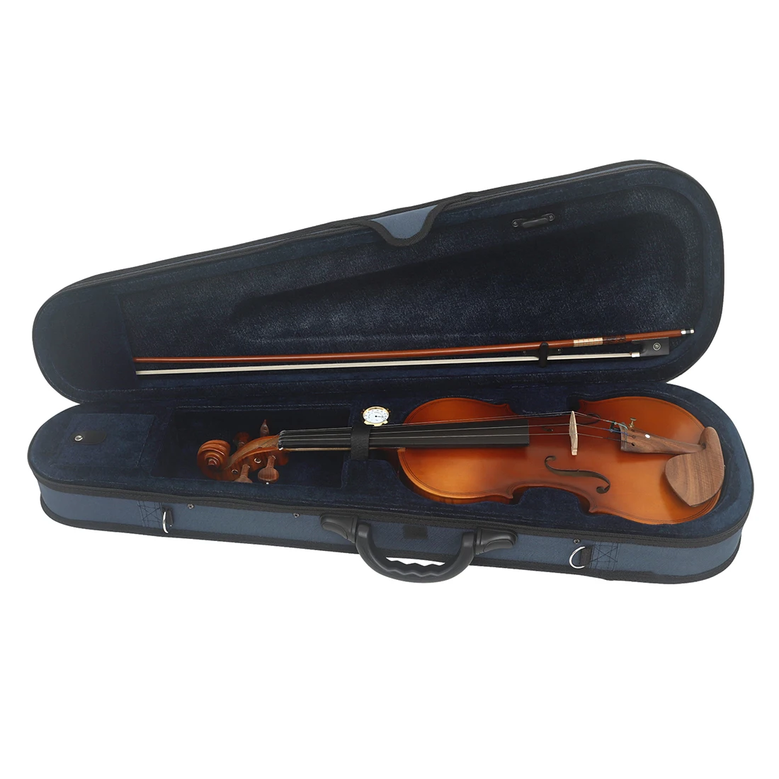 IRIN 4/4 3/4 Violin Case Super Light Oxford Cloth Bag High Quality Violin Box Triangle Case Violin Accessories with Hygrometer