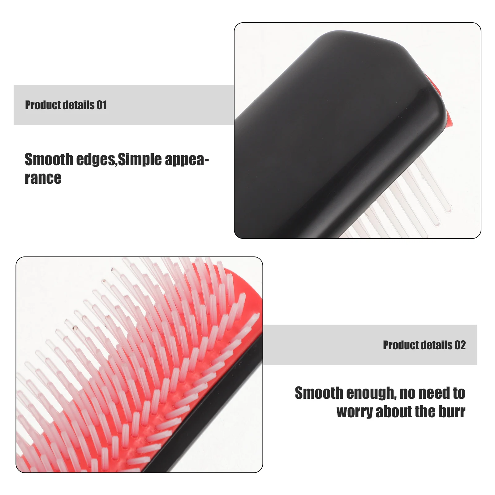 

Nine Row Hair Roll Comb Professional Handle Antistatic Hair Styling Tool Promote Blood Circulation Massage Relax Salon Barber