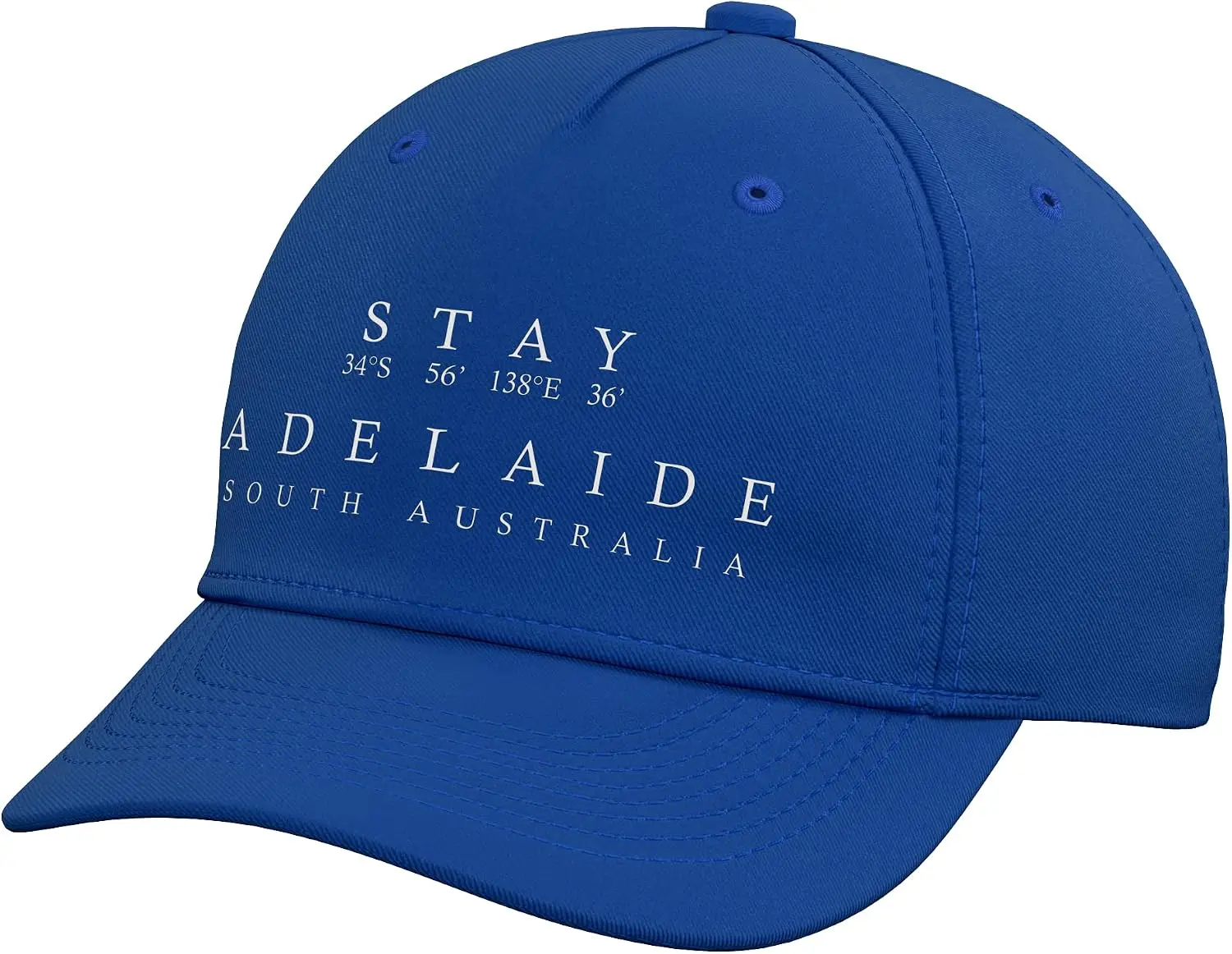 Stay Adelaide South Australia Coordinates - Souvenir Adjustable Baseball Hat Unisex Adult Yp Classics Retro Snapback Cap