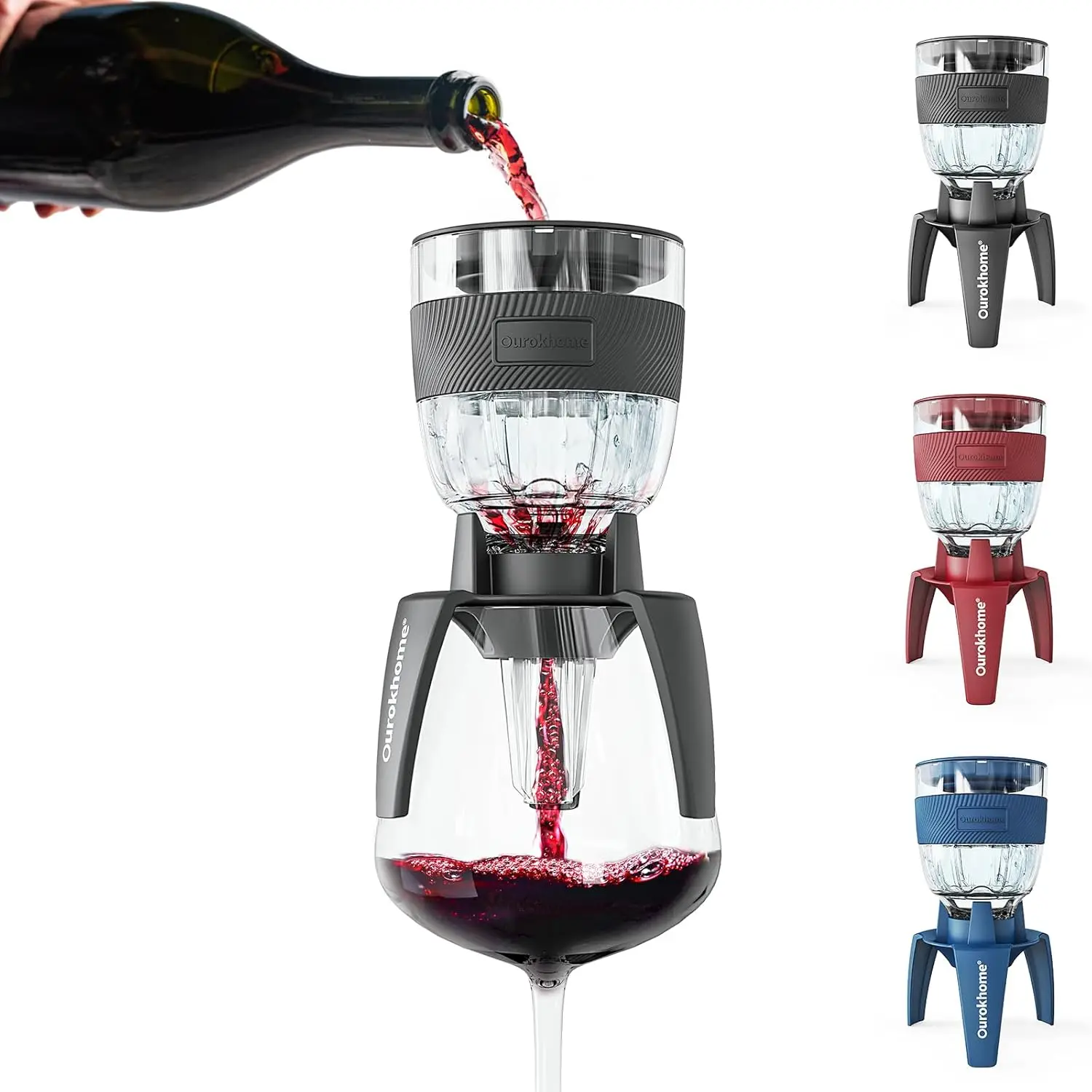 

Wine Aerator Pourer - Decanter Spout, Premium Decanter for Red Wine，Designed for All Glasses, Improve Flavor, Enhance