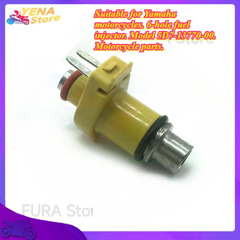 

Топливная форсунка мотоцикла подходит для мотоциклов Yamaha. Топливная форсунка с 6 отверстиями. Модель 5D7-13770-00. Детали мотоцикла.