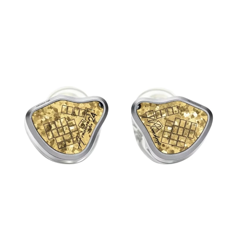

Pre-order Moondrop Armature Art 24 All-Balanced Armature In-Ear Monitors Hybrid Single-Crystal Copper & Pure Silver Cable