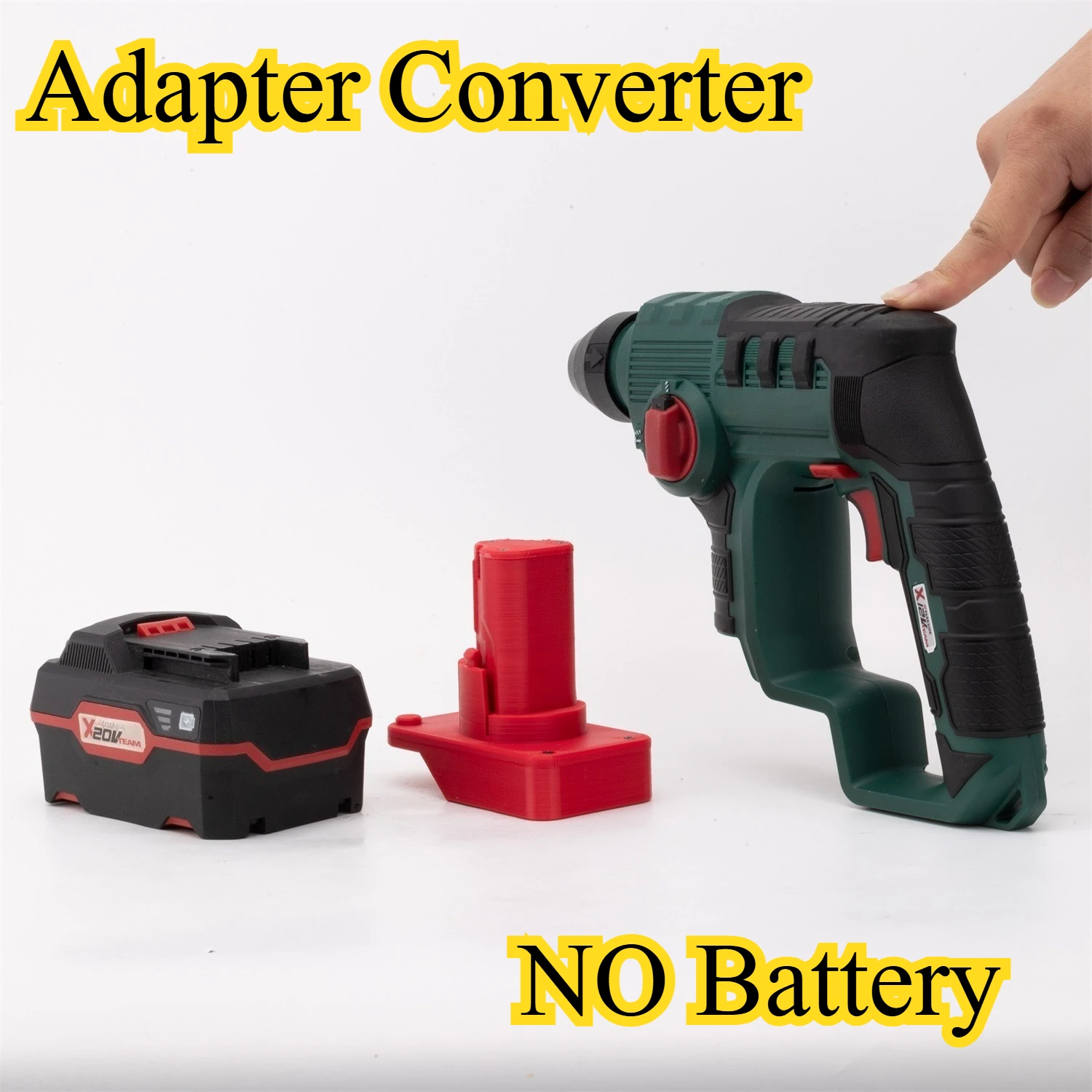 

Battery Adapter For Parkside X20V Battery Convert To Parkside X12V Series Portable Cordless Power Tool Converter(NO Battery)
