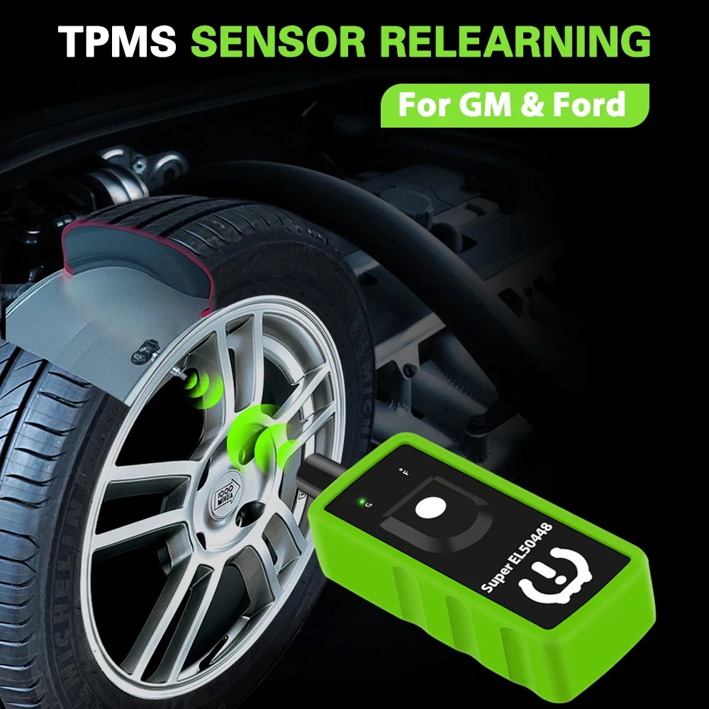 Car TPMS 2 IN 1 Super EL50448 Relearn Tool Auto Tire Pressure Monitor System Activation Tool for Ford Opel GMC Buick Chevy