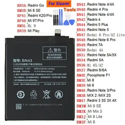 Orginal Phone Battery For Xiaomi Mi Redmi Note Mix 2 3 3S 3X 4 4X 4A 4C 5 5A 5S 5X M5 6 6A 7 8 Pro Plus BN43  BN31