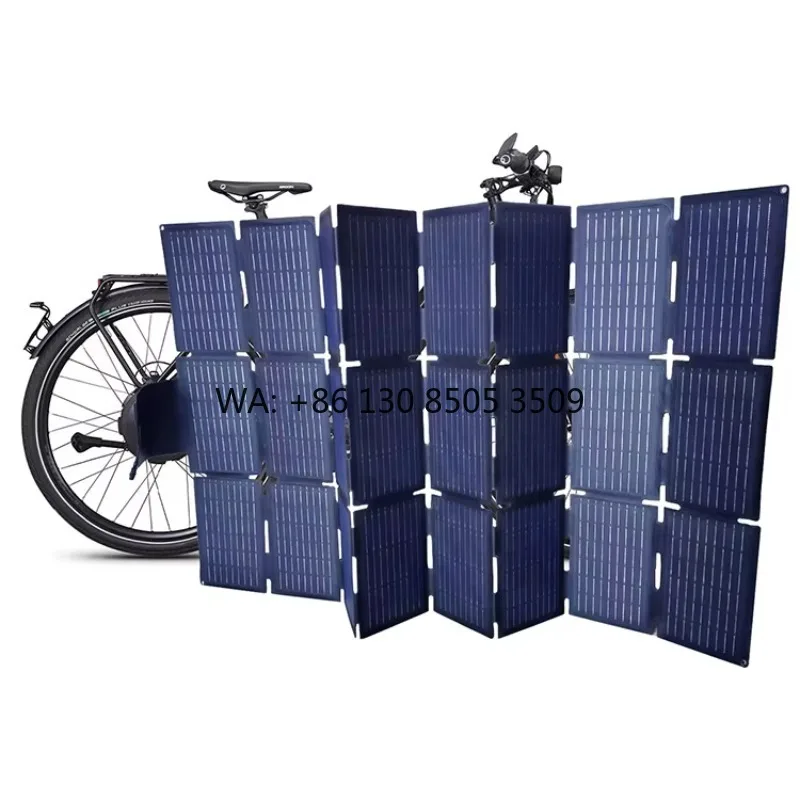 

Portable Foldable 100W 200W 300W Ebike Solar Panel Charger Flexible Easy to Carry