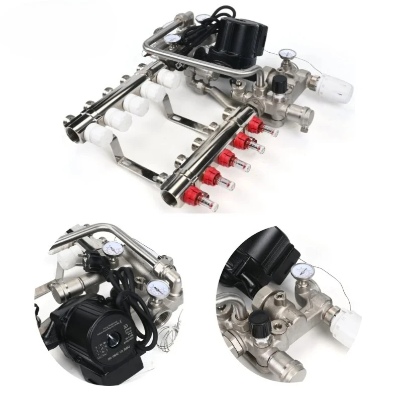 2-12 Loops Manifold Water Mixing Temperature Control Valve for HVAC with WholeSale