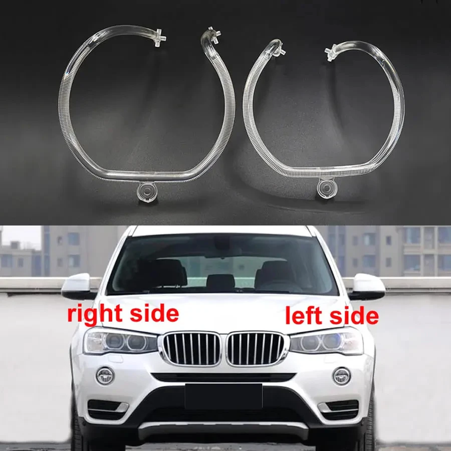 Car Accessories For BMW X3 X4 F25 F26 2014 2015 2016 2017 DRL Daytime Running Lights Guide Ring Headlight Angel Eyes Light Tube