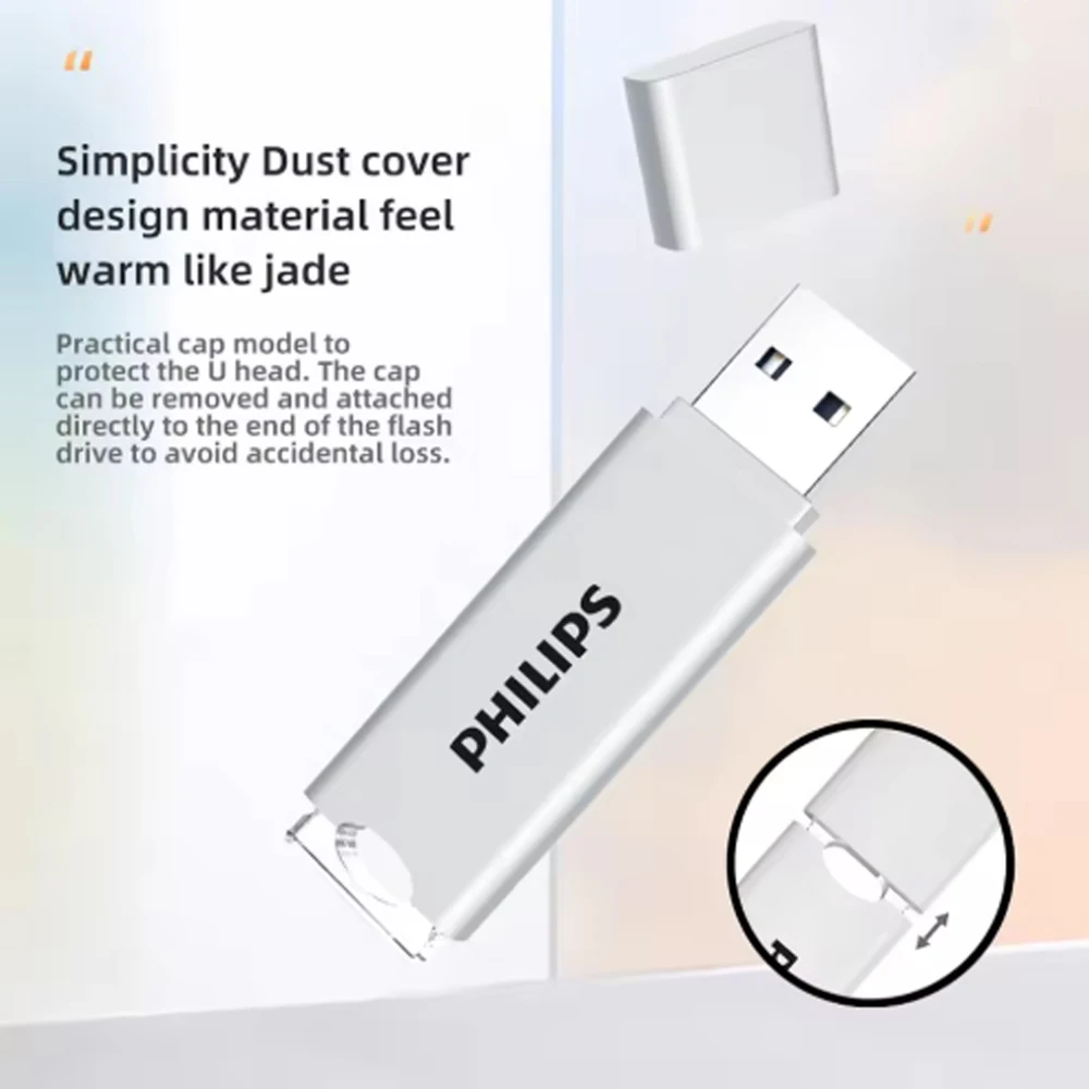 Philips High Speed Flash Drive 2.0 128G 64GB Pen Drive Memory Stick U Disk Speichererweiterung für Fotos, Videos 32G 16G