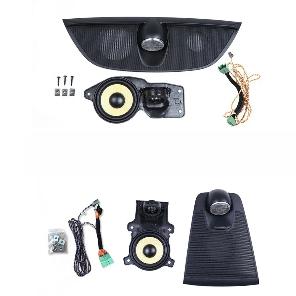 Car Center Console Speaker Cover for XC60 S60 S90 2016–2021 Dashboard Audio Horn Trim High Quality HiFi Loudspeaker
