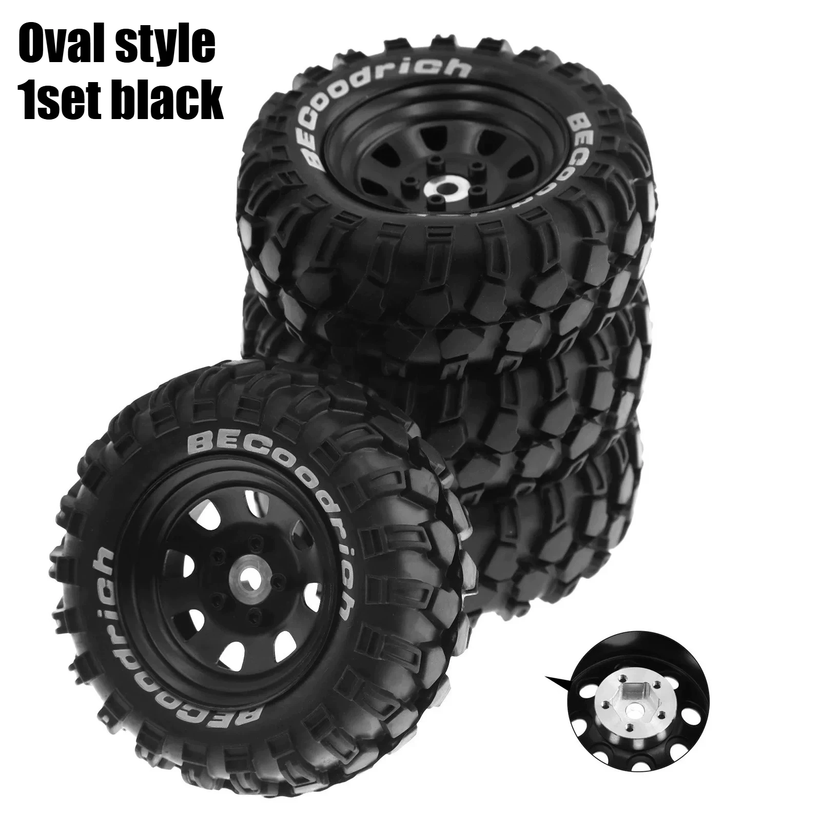 MJX H12Y H12Y + H12P 1/12 RC Simulatie Klimmen Auto Onderdelen Band Huid + Metalen Wielset