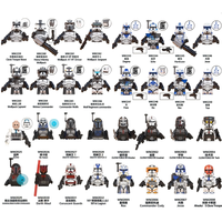 Star Wars building blocks clone soldiers, war hero soldiers, mini building blocks, assembled toys, children's birthday gifts