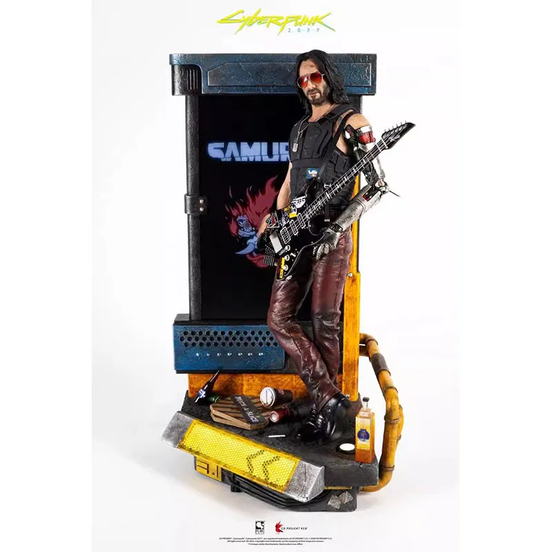 

Оригинальная аниме статуя Джонни сильверганда 2077 PureArts Cyberpunk 1/4, Коллекционная модель, игрушки в подарок