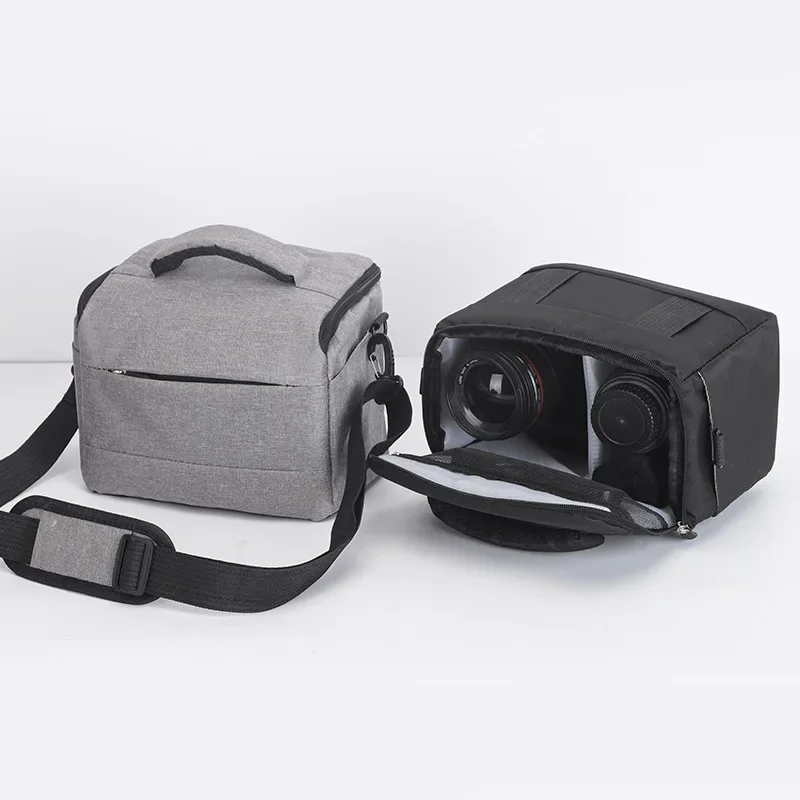 DSLR Bag Handbags Nylon Shoulder Bag Camera Case Portable Photographer for Sony Nikon Canon Panasonic Equipment Crossbody bag ﻿ image 2