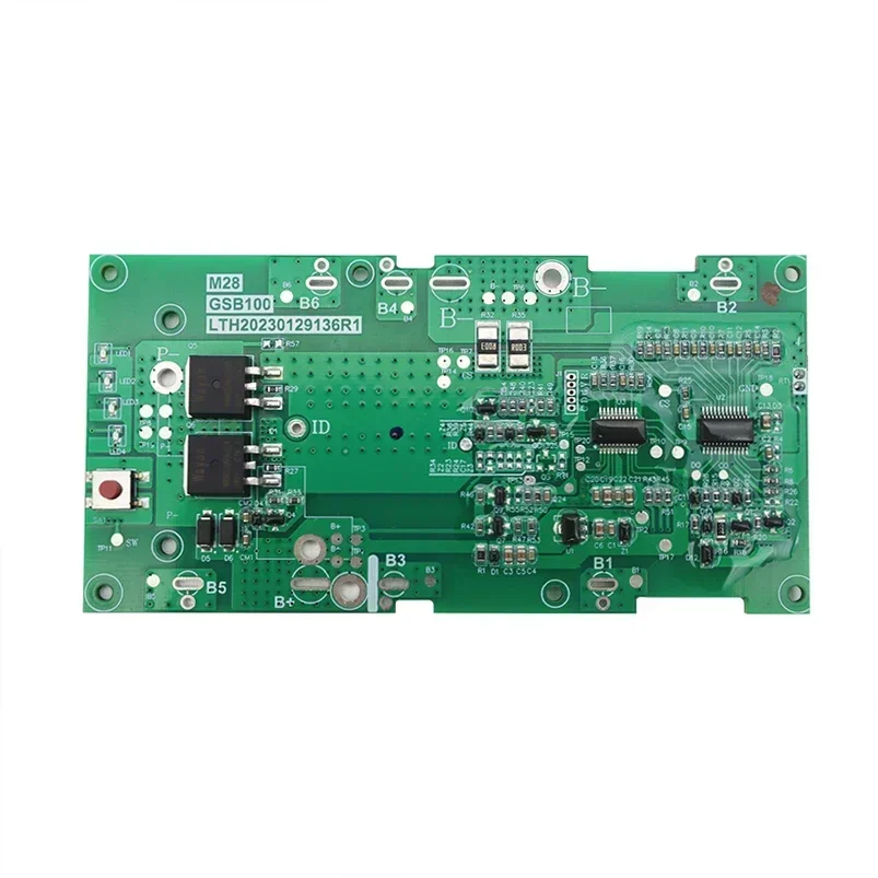 M28 akumulator litowo-jonowy obudowa z tworzywa sztucznego ładowania obwód ochronny płyty PCB obudowy do Milwaukee 28V Box kontener Shell 48-11-2830