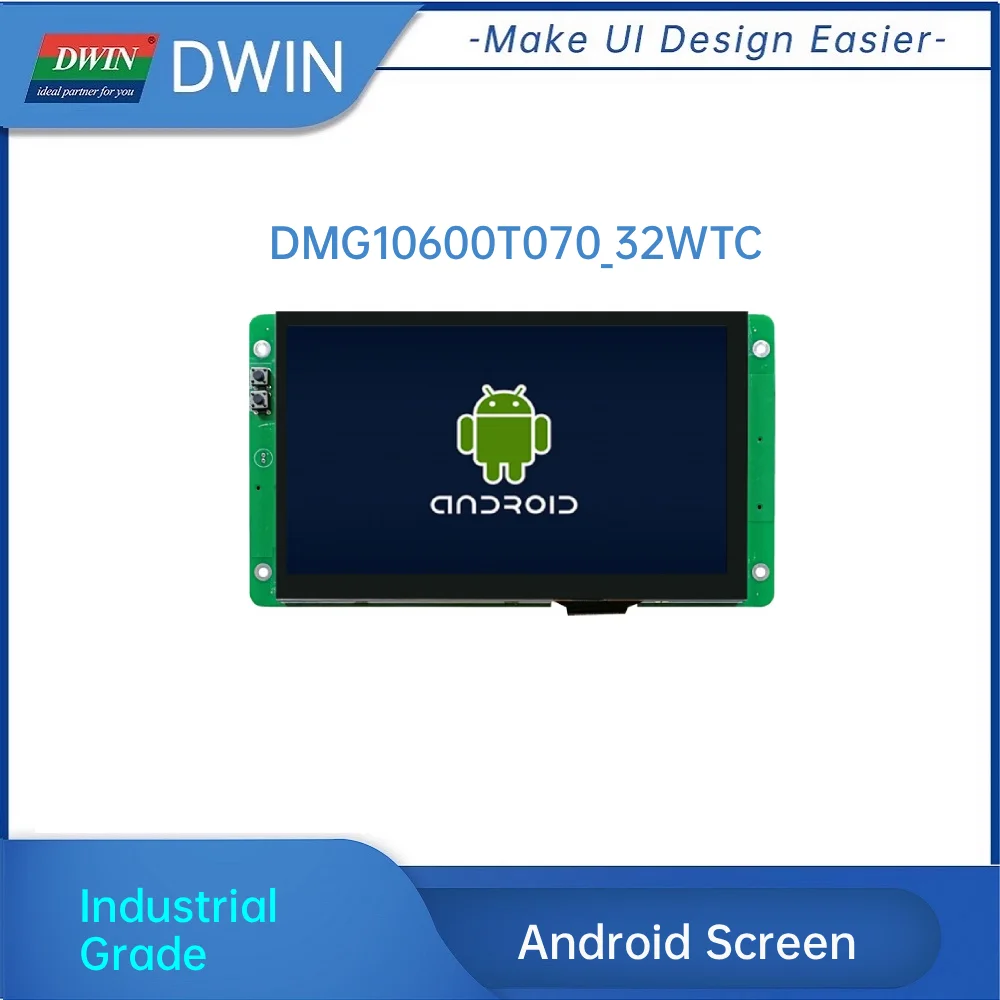 DWIN 7 Inch 1024*600 250nit Embedded Capacitive Android Screen Touch Panel LCD Module