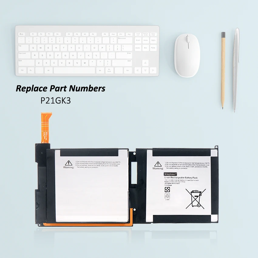 KingSener P21GK3 Laptop Battery For Microsoft Surface RT 1516 Tablet PC 21CP4/106/96 7.4V 4120mAh 31.5WH