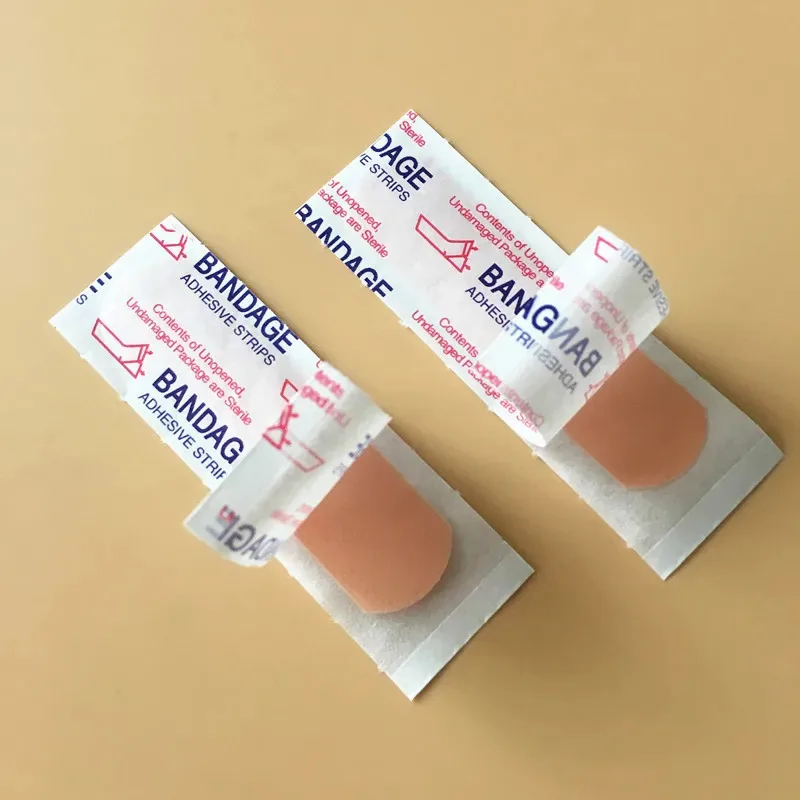 

10-80 шт. пластырей из полиэтилена/нетканого материала, дышащие, самоклеящиеся, для оказания первой помощи, медицинские повязки, пластыри-подушечки, стикеры для остановки кровотечений