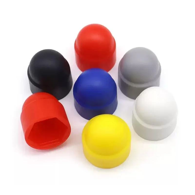 Hex Screw Covers M3m4m5m6m8m10m12m14m16m18m20m22m24 Plastics Pe Dome Nut Bolt Protective Caps Car Wheels Decoration Nut Cap