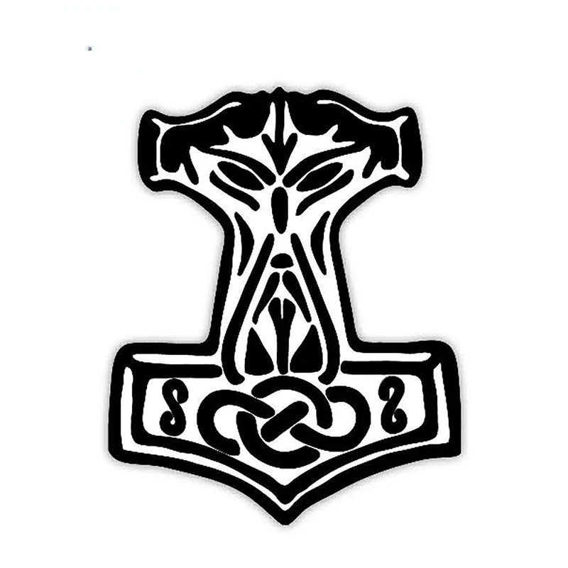 Car Stickers Accessories Thor's Hammer Pattern Motorcycle Accessories Stylish, Products Sticker Exterior Parts Accessories PVC