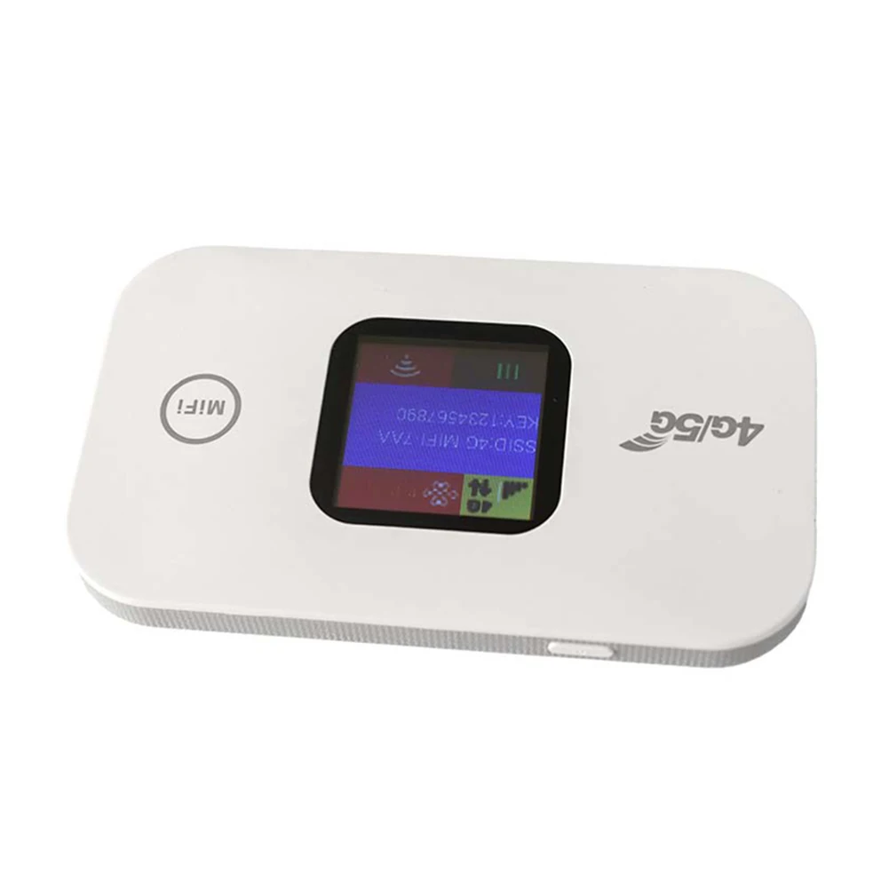 4G LTE 무선 WiFi 150Mbps 모바일 WiFi 핫스팟 Sim 카드 슬롯 휴대용 네트워크 핫스팟 장치 2100mAh 다채로운 LED 디스플레이