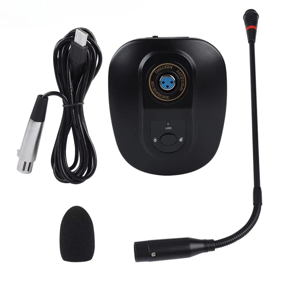 Microfone de conferência usb microfone condensador com fio usb com gravação para desktop portátil chat & reunião quente