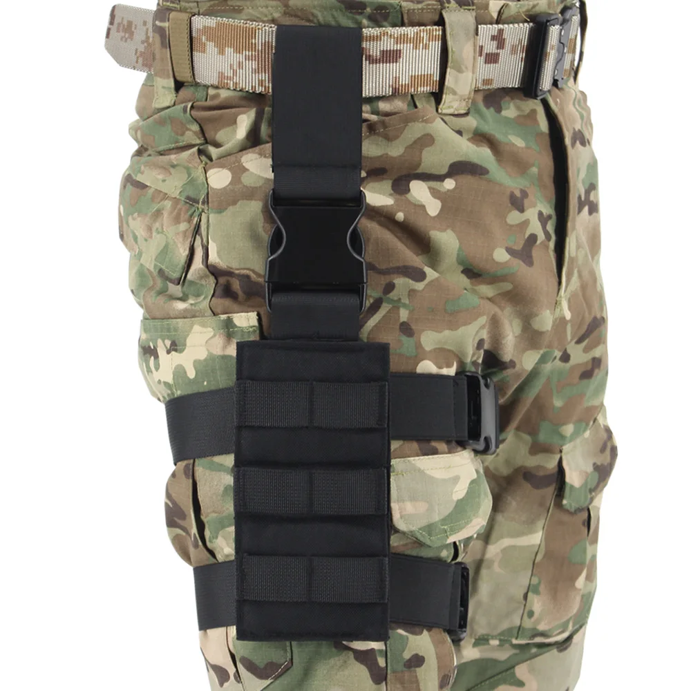 Tactical nóżka stojak platformy z Molle pistolet kabura prawa ręka dla M9 1911 Glock 17 19