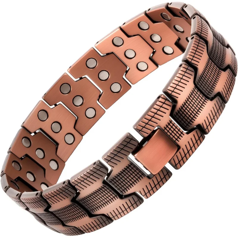 Men's Magnetic Bracelet, Three Row Strength Magnetic Bracelet, Boyfriend, Father, Son, New Year's and Christmas Anniversaries