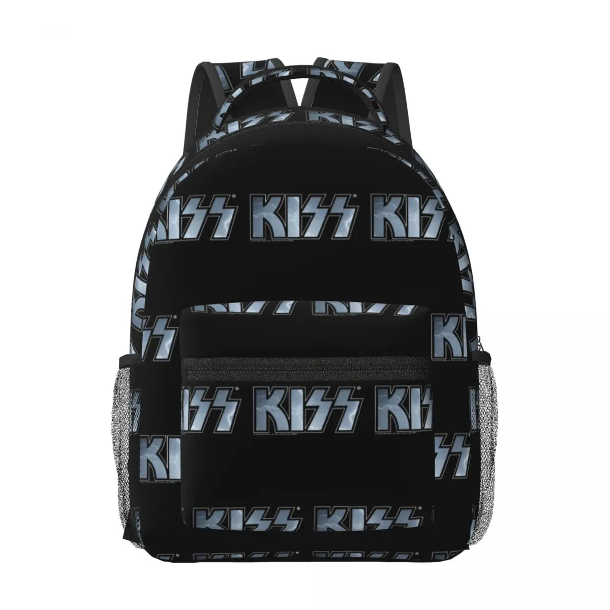 Kiss Rock Band Retor Woman Backpacks Boys Girls Bookbag Casual Students School Bags Portability Travel Rucksack Shoulder Bag