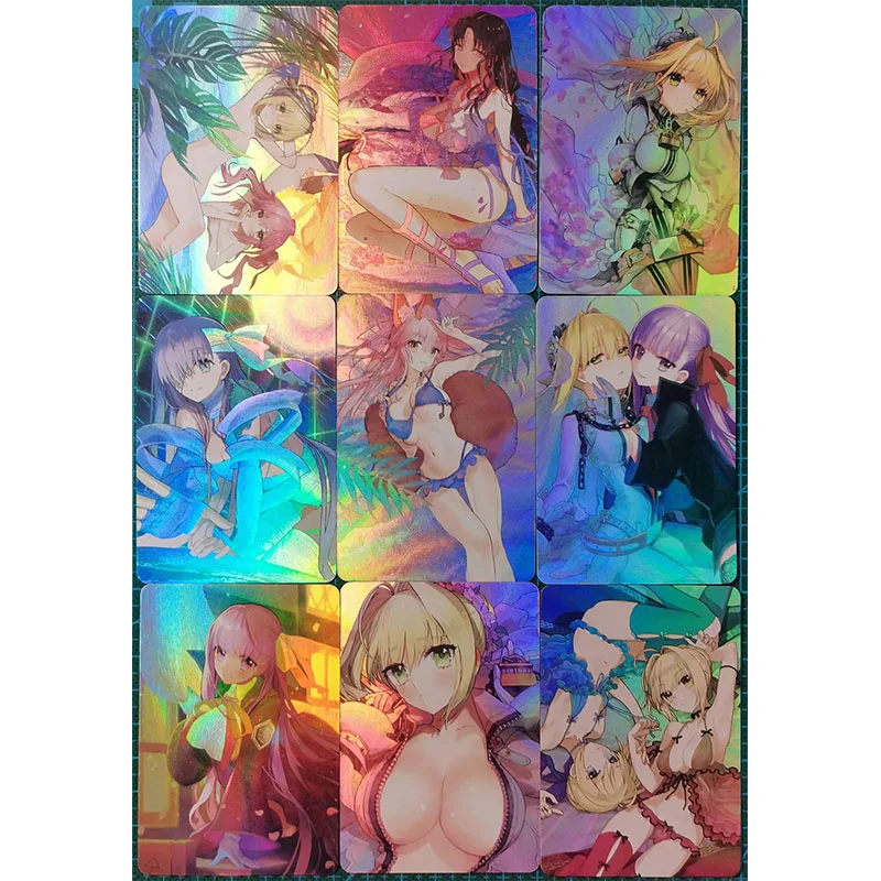 Wife Card Collectible Cards Boy Games Toys Tabletop Games Birthday Gifts DIY Anime Rem Arai Satomi Boa Premium Flash Card 55PC