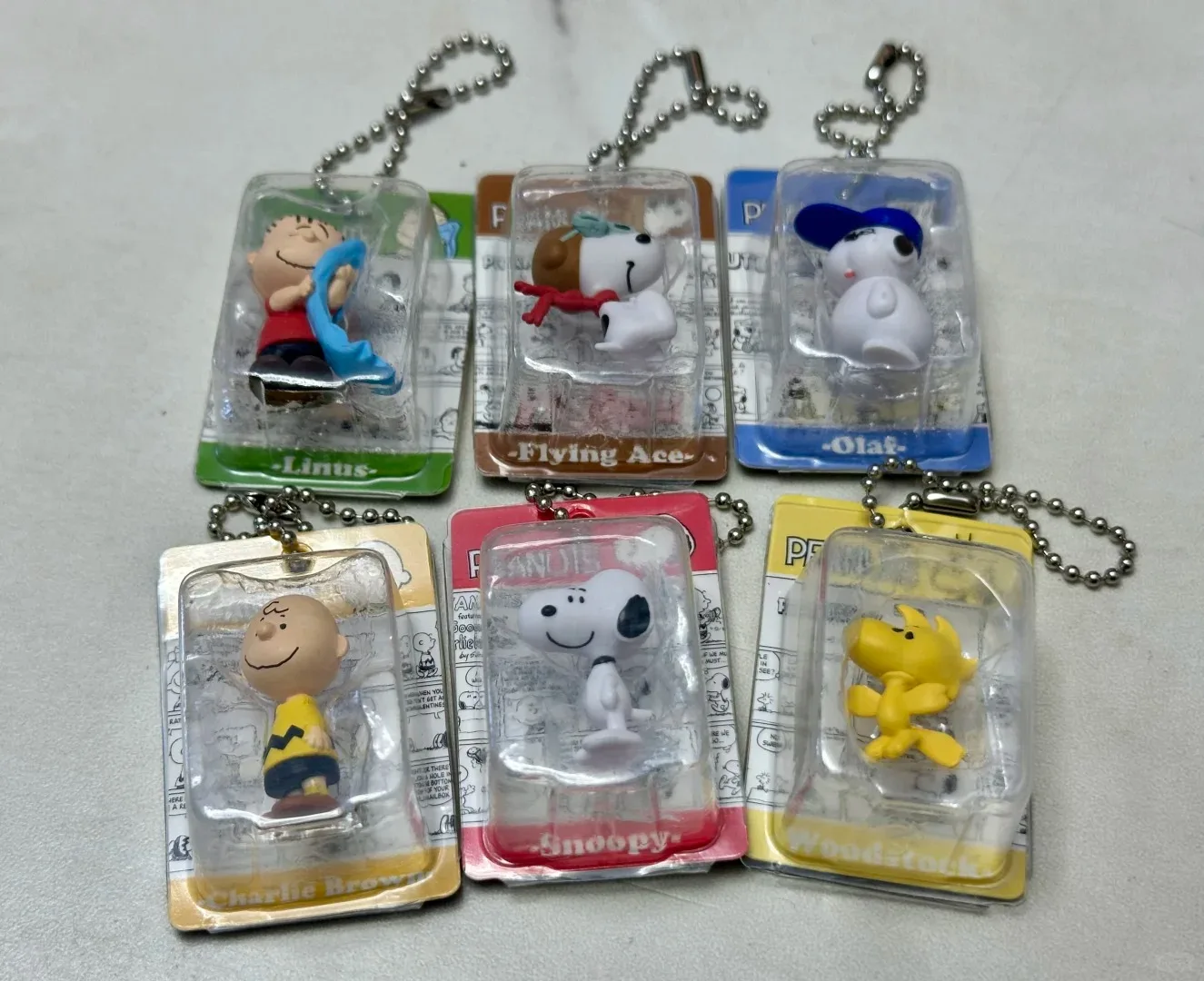 Bandai Peanuts Snoopy 75th Anniversary Gashapon Package Shape Pendant Keychain Series 2 Collectible Bag Hanging Ornament