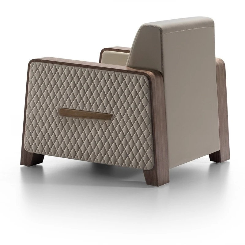 VIP-receptiebank, moderne eenvoudige VIP enkele VIP leren bank