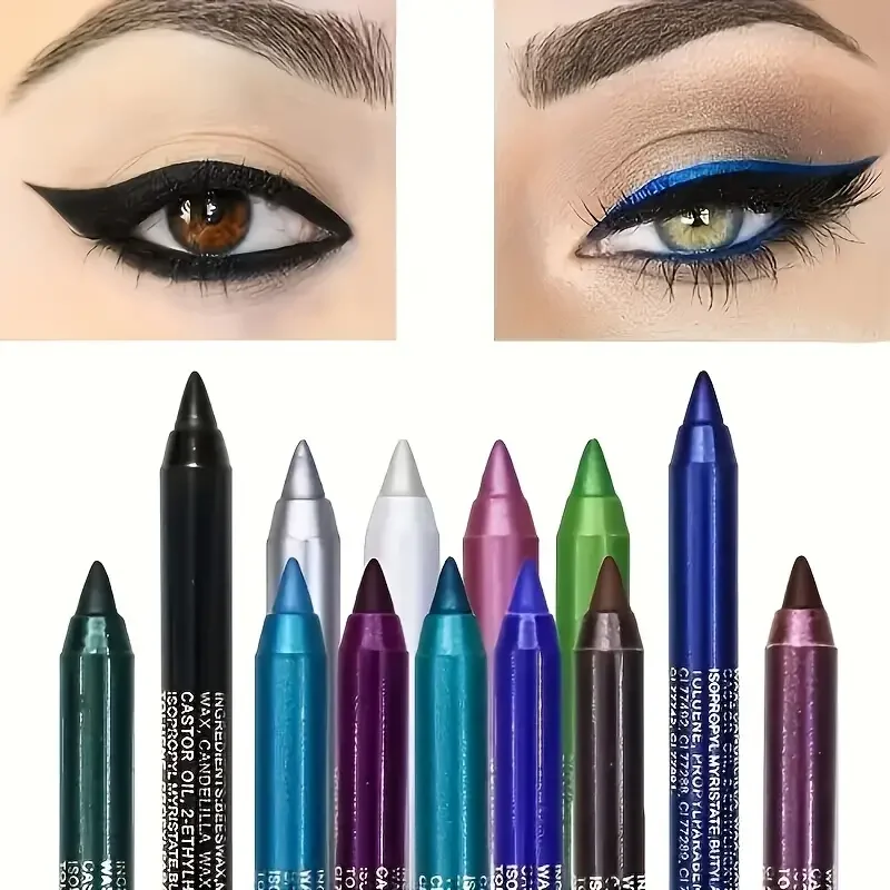 Silkworm Pearlescent Eyeshadow Pen Eyeliner Gel Pen Waterproof Eyebrow Pen High Gloss Color Eyeliner Pen