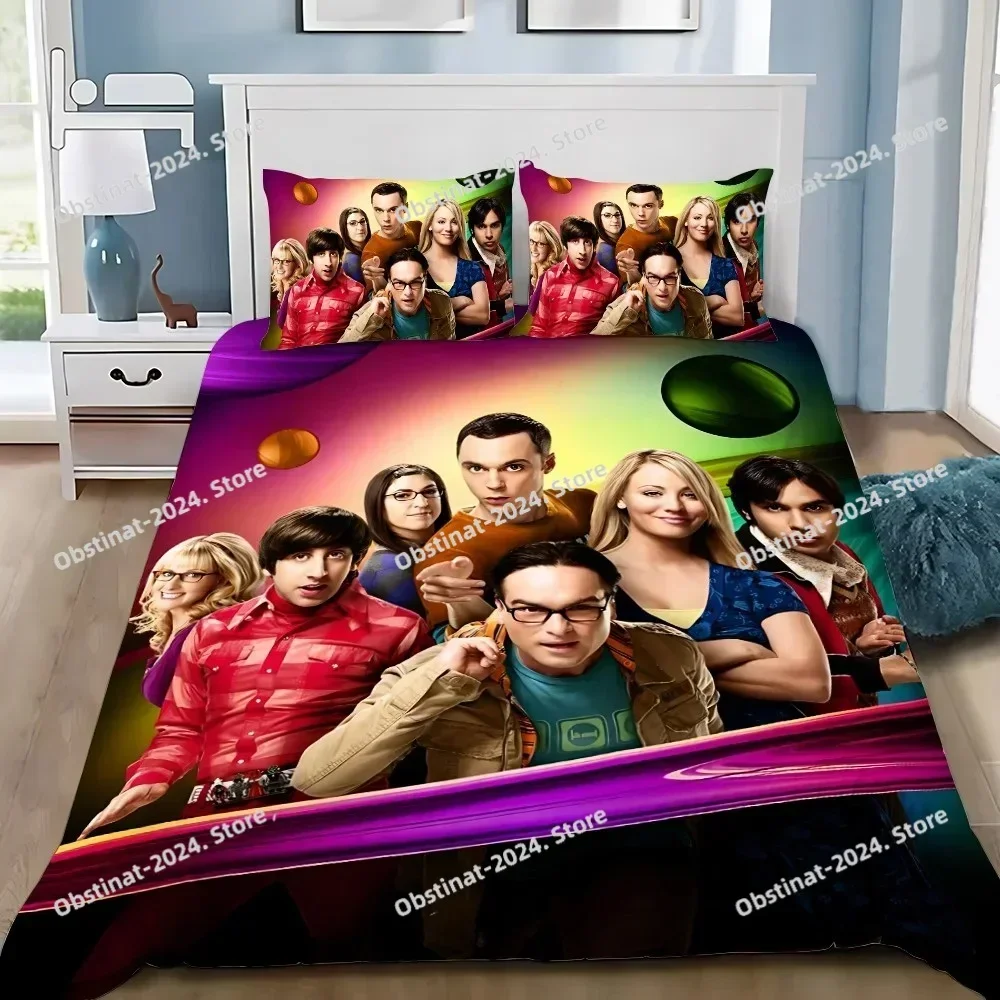 Duvet Cover Pillowcase Bedding Set The Big BangS TheoryS Adult Boy Girl Bedroom Decoration Children Gift Single Double Large