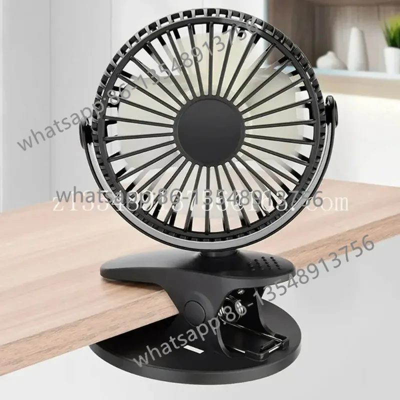 Portable 360 ° Rotating Desktop Fan Mini Desk Clamp Fan Low Spot